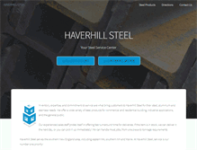 Tablet Screenshot of haverhillsteel.com